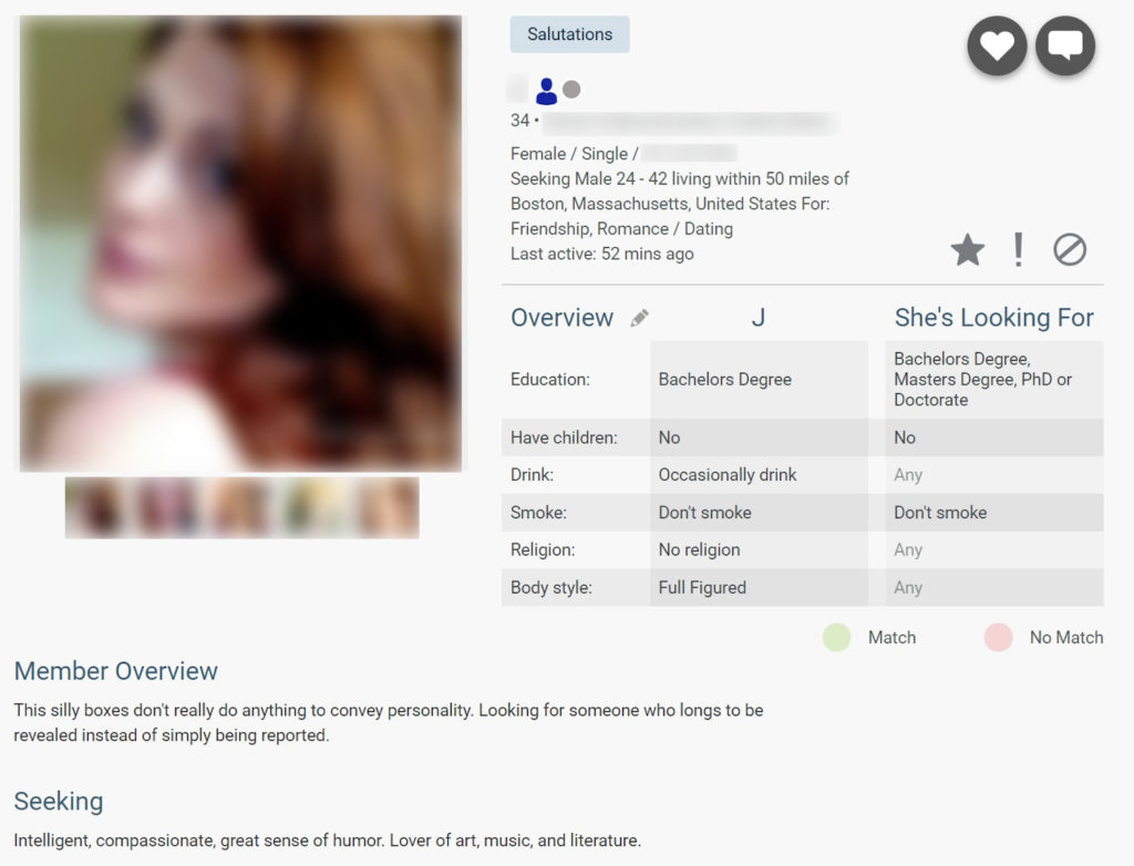 BBWCupid Profile